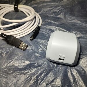 White controller Charger with 10' USB Cable